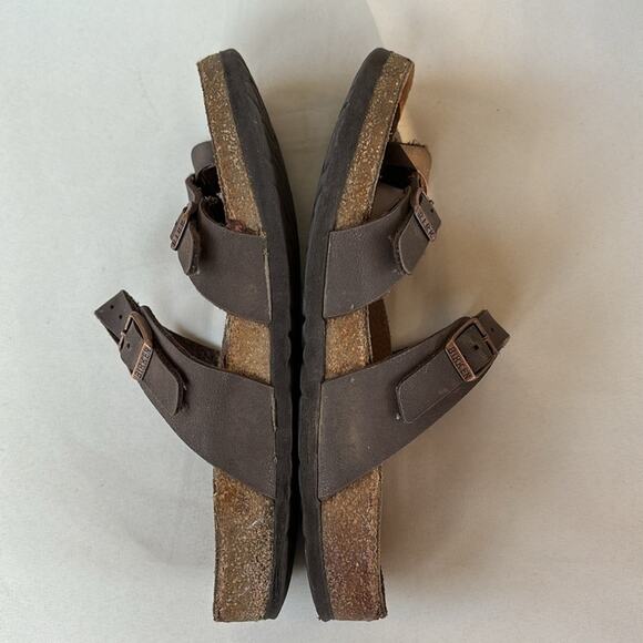 Birkenstock Mayari Brown Leather Sandals Size 39 US W8 - Picture 5 of 8